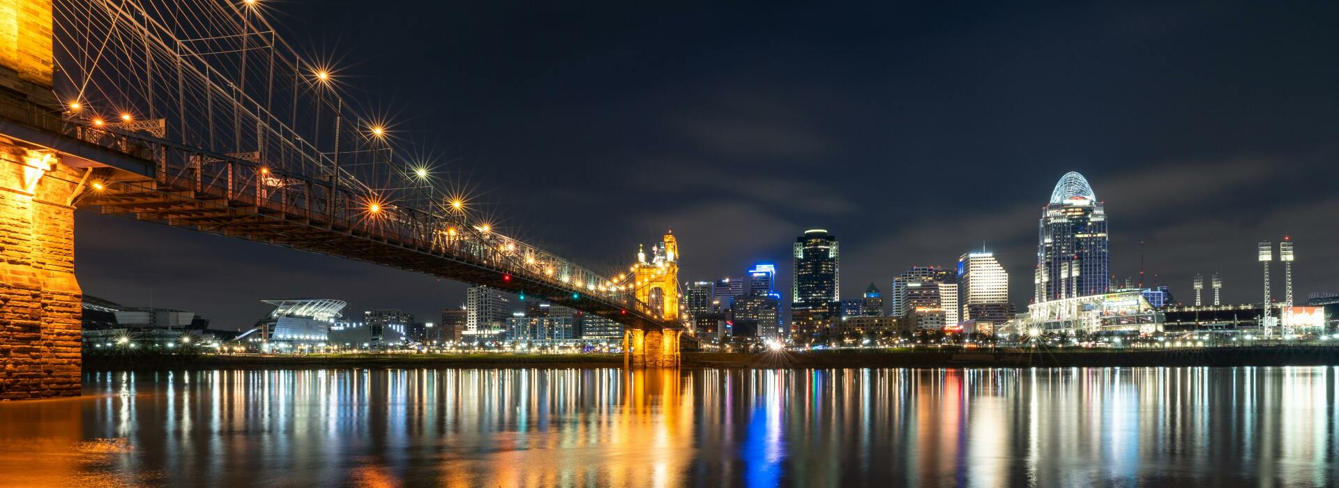 Cincinnati Skyline at night