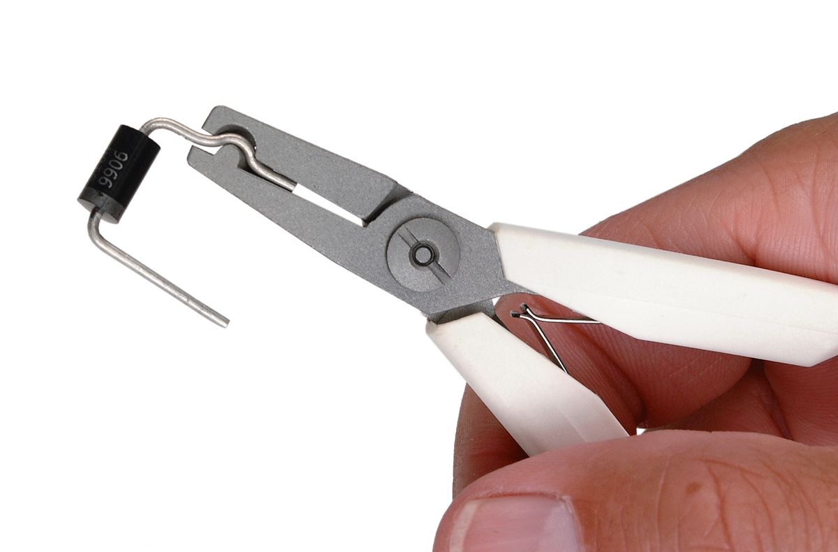 white pliers with wire